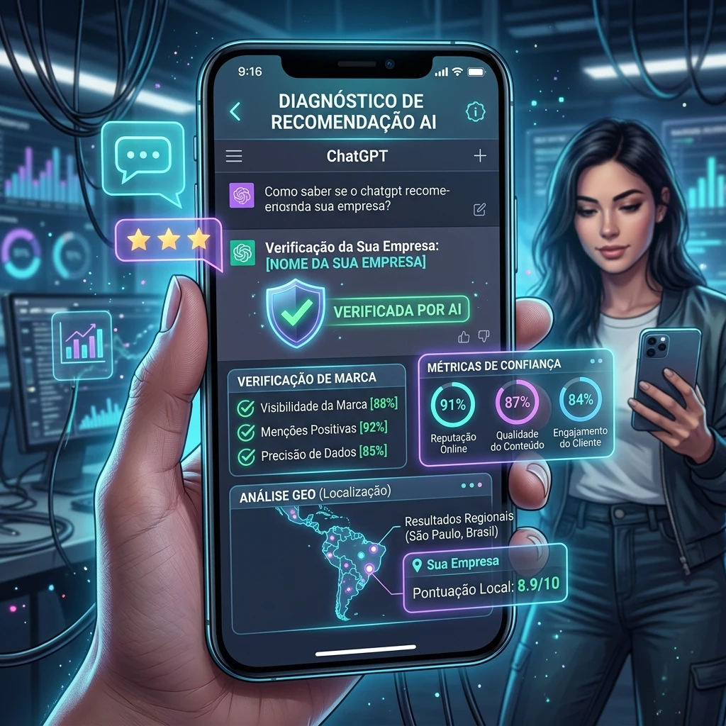 Como saber se o ChatGPT recomenda sua empresa?