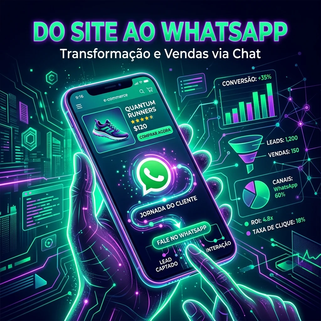 Por que as pessoas entram no meu site, mas compram pelo WhatsApp?