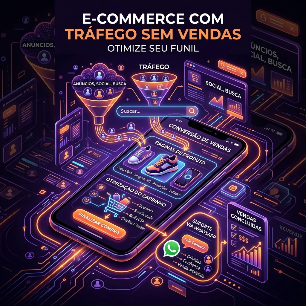 Por que meu e-commerce aparece no Google, mas não converte em vendas?